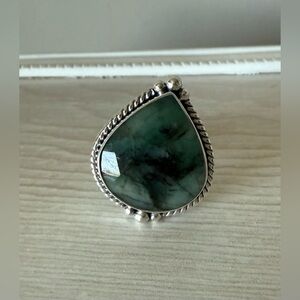 Goldie Lew Harris Ring Emerald